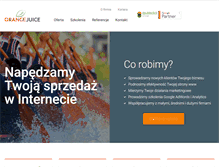 Tablet Screenshot of orangejuice.pl